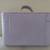GUC Pottery Barn Kids Lavender Faux Leather Jewelry Box Train Case 3 thumbnail