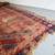 Antique 19th century Caucasian carpet or runner in blue and red 9 thumbnail