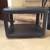 Black End table with beveled glass top 16 thumbnail