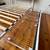 Upholstered full size storage bed frame w/LED & charging - can DELIVER 14 thumbnail