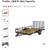 7x13 Karavan Utility Trailer w/Fold Down Sides 9 thumbnail