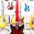 AIO Wolf KSA90 Semi- Hollow Body Electric Guitar - Red Burst GS-042 Li 13 thumbnail