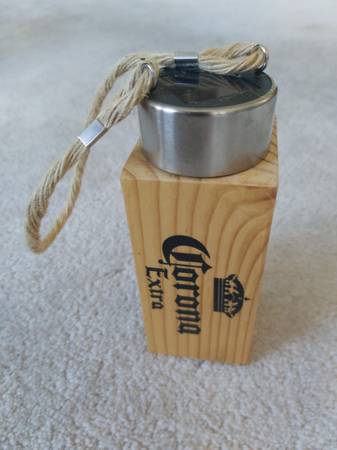 Corona Extra Wood Sun Solar Table Decor Pathway Light 1