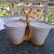 Vintage Tupperware 757 8-piece almond-gold Condimate caddy 1 thumbnail
