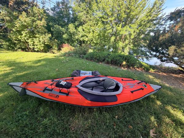 Advanced Elements "Elite"10.5 foot inflatable kayak internal rigid frame w/Spray 1