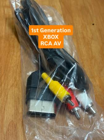 Original Xbox compatible RCA AV Cable • 1st Generation Microsoft Xbox Console 1