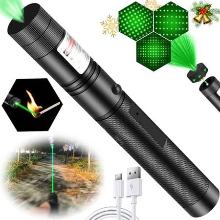 Long Range Green Laser Light Pointer USB Rechargeable 1