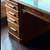 Antique oak partners executive double sided desk 6 thumbnail