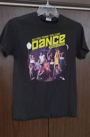 2017 SO YOU THINK YOU CAN DANCE SEASON 14 TOUR Black T-Shirt Women's S 1