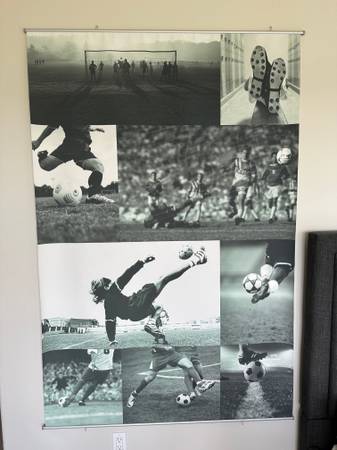 Soccer Collage Wall Art - Pottery Barn Teen 1