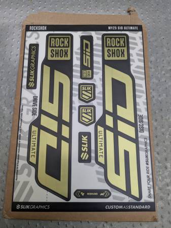 2025 RockShox Sid graphics decals 1