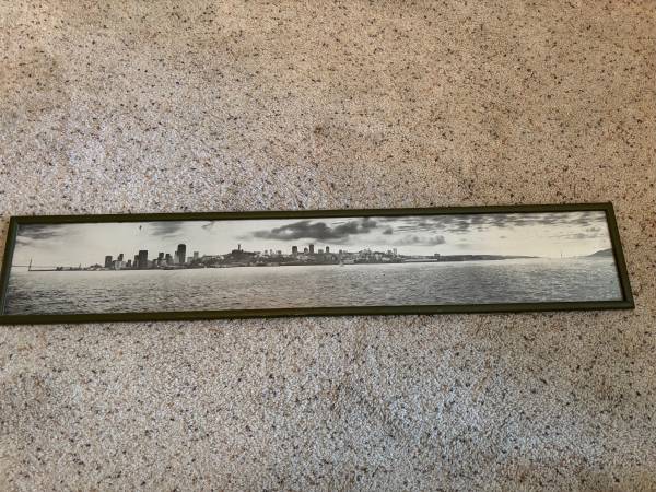 J. Scholz Framed 1971 Panoramic Photograph Of San Francisco 1