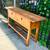 Real heavy wood entryway table with drawers 3 thumbnail