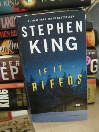 * IF IT BLEEDS by Stephen King. four previously unpublished novellas. 1