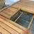 Marol 76.5" - 95.5" Outdoor Extendable Dining Table - Bronze Teak 5 thumbnail