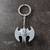 Qmx dc comics Batman 1989 batwing metal  keychain 2 thumbnail