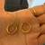 22K Yellow Gold Hoop Earrings   Excellent Condition 2 thumbnail