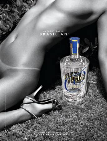 CABANA CACHACA Liquor Original B&W AD Poster 2x3' Rare 2008 MINT 1