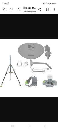 Directv Slimline HD Antenna with Tripod 1