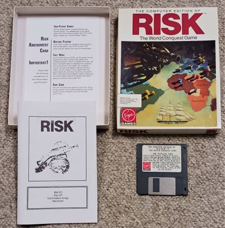 1989 The Computer Edition of Risk Game Clean Great Condition! 1