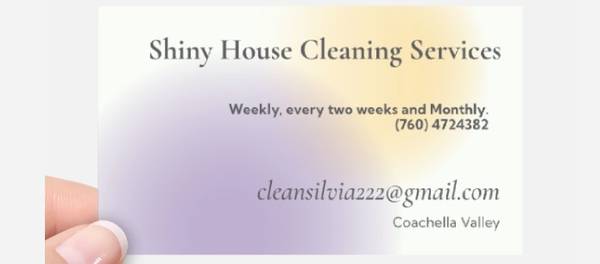 HOUSE CLEANING SERVICES 1