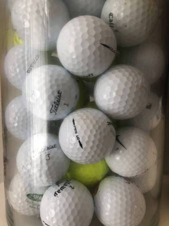 30x assorted used golf balls 1