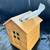 Unique House-Shape Bamboo Tissue Box Cover/Napkin Holder for Easy Refill (new) 4 thumbnail