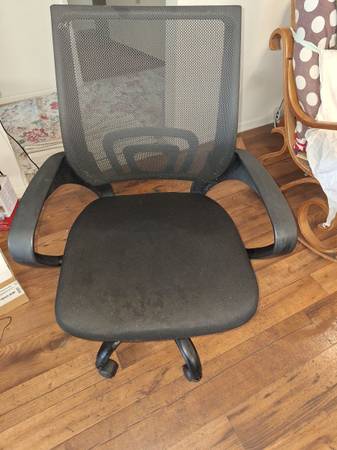 .OFFICE CHAIR MESH BACK CUSHION SEAT ADJUSTABLE HEIGHT 1
