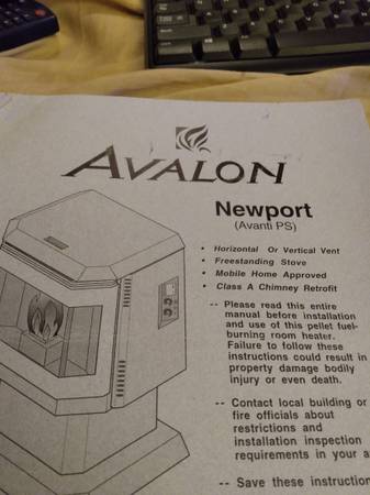 Avalon Newport Bay pellet stove 1