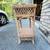 Wicker side table/plant stand 5 thumbnail