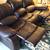 Slumberland Leather Reclining Couch 2 thumbnail
