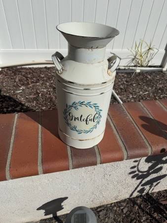 Metal Decorative Milk Jug 1
