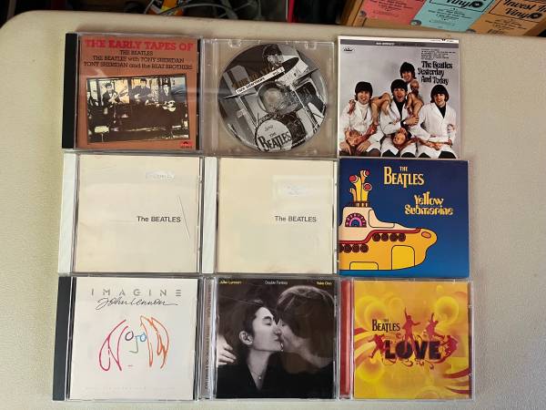 9-Beatles/John Lennon CD's 1