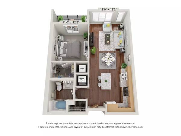 $1,232 / 1hab - 685ft2 - ¡Ahora disponible! ¡Precioso apartamento de 685 pies cuadrados, 1 dormitorio, 1 baño! ¡Increíble oferta! (Nashville - Universidad Estatal de Tennessee)63673233887235120