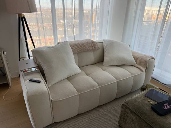 White Couch For Sale 1