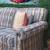 Multi Colored Striped Couch (Free Delivery) 2 thumbnail