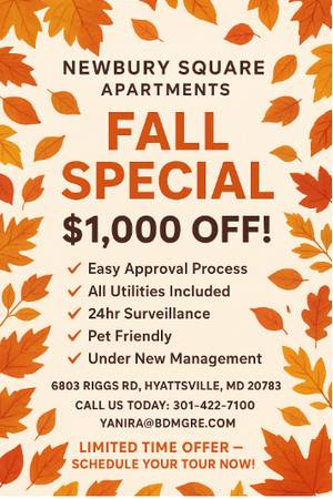 LIMITED TIME SPECIAL!! CALL OR STOP BY TODAY!!! 1