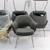 Set of 8 Eero Saarinen for Knoll Executive Armchair Gray Fabric 3 thumbnail