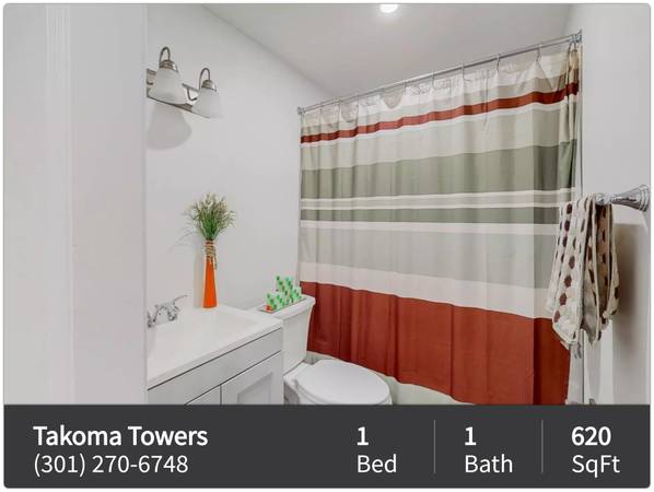 $1,525 / 1br - 620ft2 - 1 Bedroom 1 Bath - 620 Sqft (Takoma Park)64040030394370120