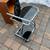 Vintage Chrome & Smoked glass rolling bar cart A254 3 thumbnail