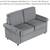 Pull-out Sleeper Sofa Bed with Pull Out 2-in-1 couch 1 thumbnail