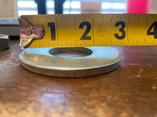 31 large washers 1