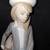 Lladro Autumn School Girl w/ Doll & Bookbag Figurine #5218 2 thumbnail