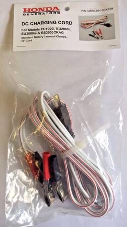 Honda Generator DC Charging Cord Genuine OEM EU1000i EU20 EU3000 1