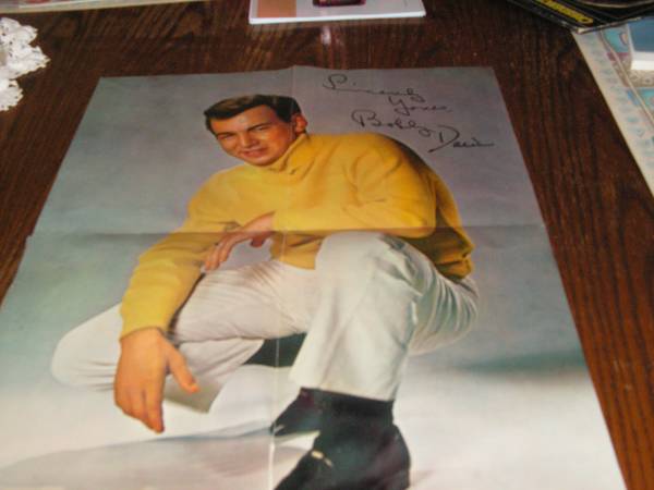 Bobby Darin Poster Signed by Him 1