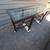 Large console table w/glass top 3 thumbnail