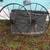 IRON WHEELS "ANTIQUE" IMPLEMENT. WHEELS. 48 INCHES TALL. 1 thumbnail