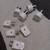 Set of 4 LED ceiling panels lamps 47 x 12 8 thumbnail