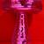 PINK MIRRORED-COVERED GLASS MUSHROOM #2 1 thumbnail