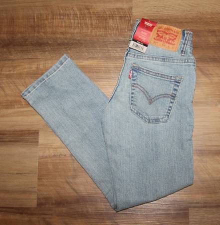 NWT! LEVI'S Boy's SIZE 8 Slim 511 Slim Denim Jeans 1